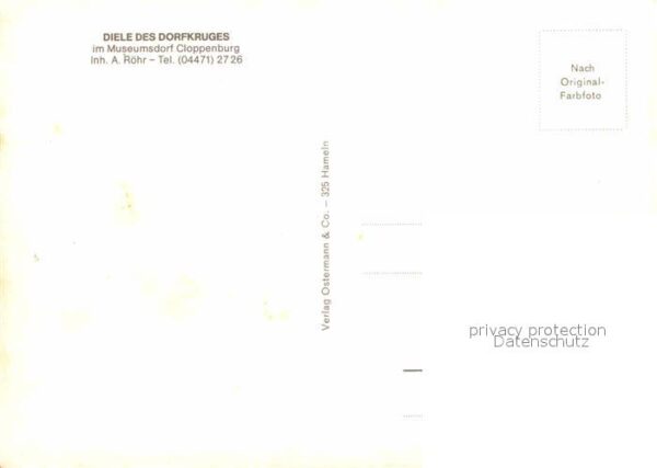 Cloppenburg Diele des Dorfkruges Museumsdorf – Bild 2