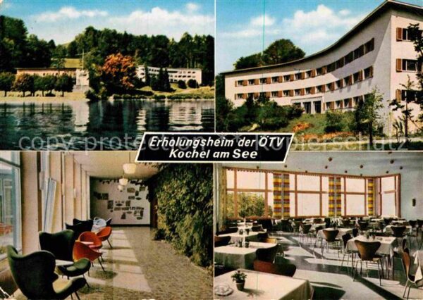 Kochel See Erholungsheim der ÖTV Aufenthalts und S