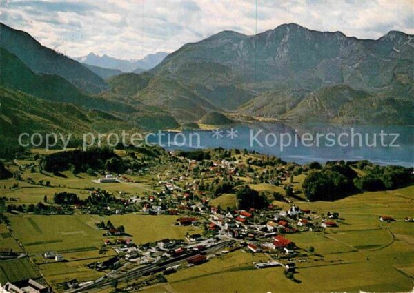 Kochel See Fliegeraufnahme mit Herzogstand