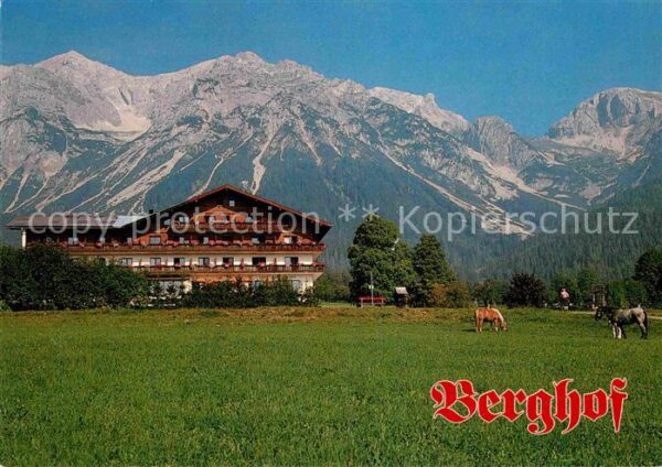 Ramsau Dachstein Steiermark Hotel Restaurant Berghof