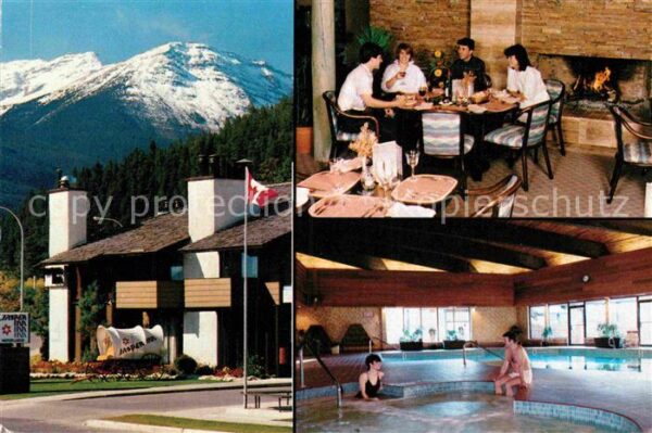 Jasper Alberta Motor Lodge Gastraum Hallenbad