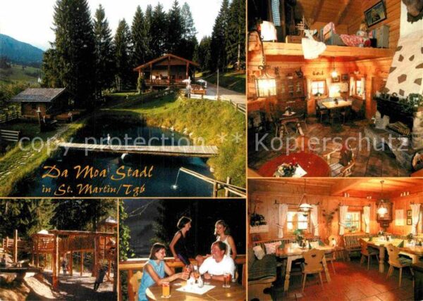 St Martin Tennengebirge Moawirt Moa Stadl Forellenteich Erlebni