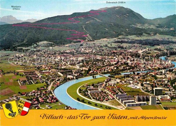 Villach Kaernten Villacher Alpenstrasse Dobratsch Gailta