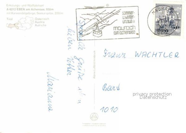 Eben Achensee Erholungsort Wallfahrtsort Karwendelgeb – Bild 2