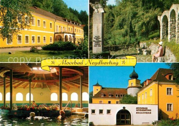 Neydharting Moorbad Hallenbad Gedenkstein Ruinen