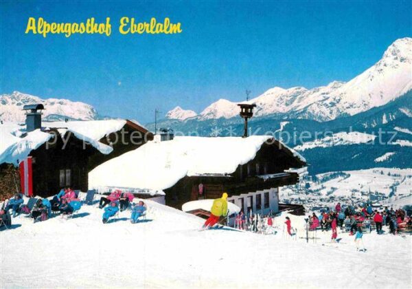 Maria Alm Steinernen Meer Alpengasthof Eberlalm Wintersportplatz
