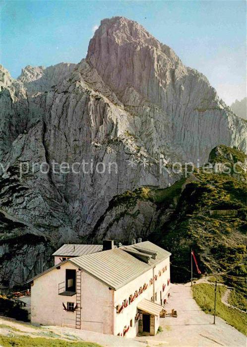 Stripsenjochhaus gegen Totenkirchl Wilder Kaiser Kaiserg