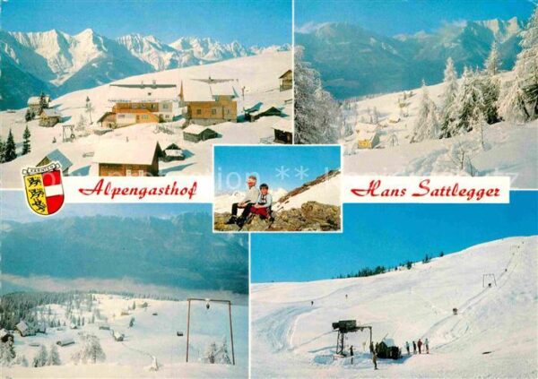 Greifenburg Emberger Alm Alpengasthof Wintersportpl