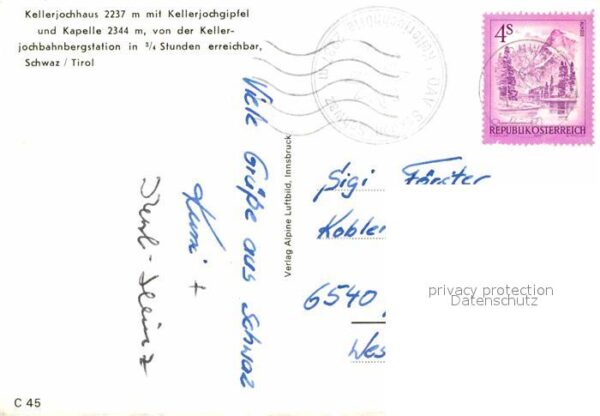 Schwaz Tirol Kellerjochhaus Kellerjochgipfel Kapelle – Bild 2