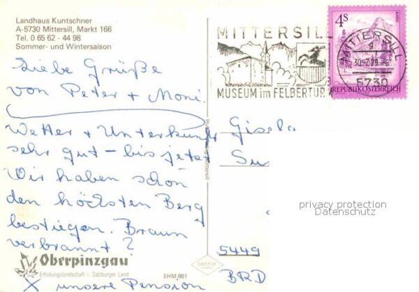 Mittersill Oberpinzgau Landhaus Kuntscher Gesamtansicht mit Al – Bild 2