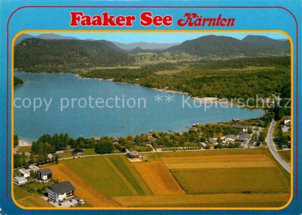 Faak am See Finkenstein Faaker See Sandbank Aussichtsberg Tabor
