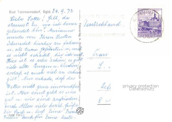 Bad Tatzmannsdorf Burgenland Brunnen Kurpark – Bild 2