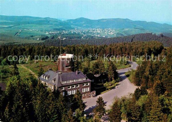 Winterberg Hochsauerland Gaststätte Kahler Asten Fliegeraufnahme