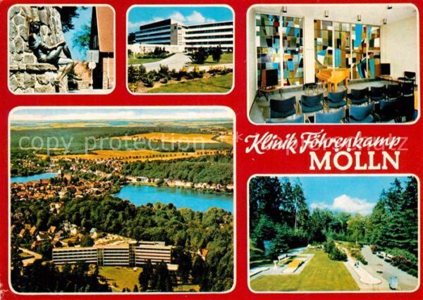 Moelln Lauenburg Klinik Föhrenkamp Minigolf Brunnen Flie