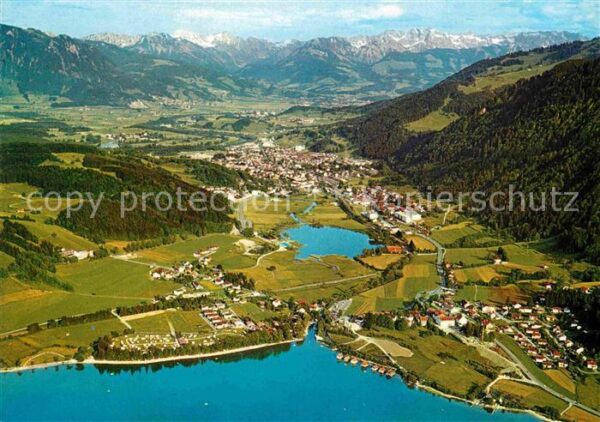 Buehl Alpsee Allgäuer Hochgebirge Fliegeraufnahme