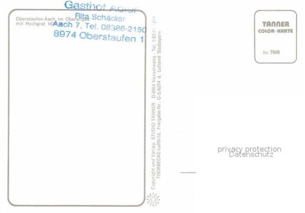 Aach Oberstaufen mit Hochgrat Allgäuer Alpen Fliegeraufn – Bild 2