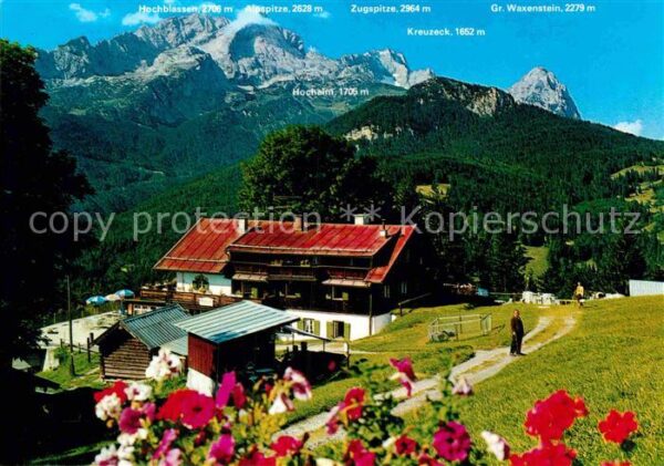 Garmisch-Partenkirchen Berggasthof Eckbauer Alpen