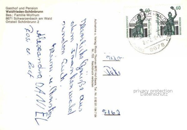 Schoenbrunn Wald Gasthof Pension Waldfrieden Garten Land – Bild 2