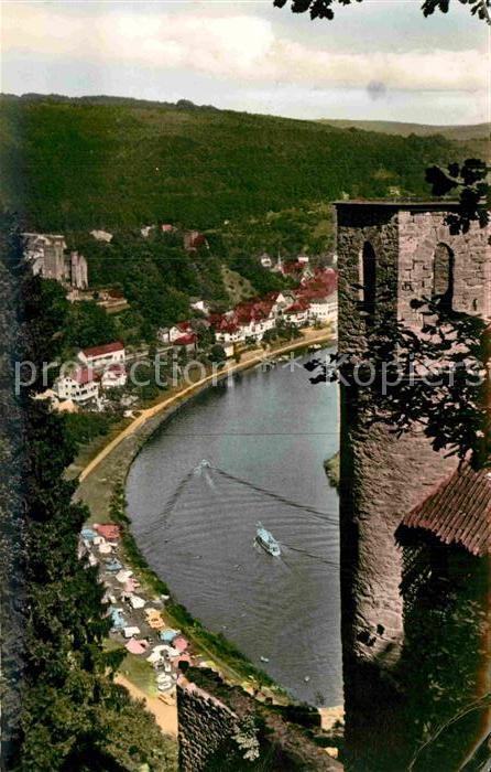 Neckarsteinach Blick von Burg Schwalbennest