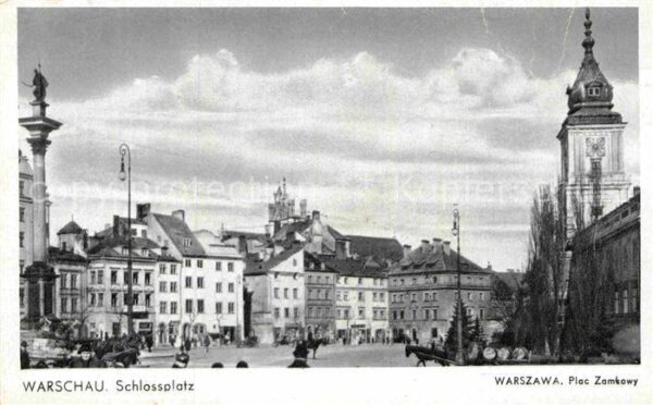 Warschau Masowien Schlossplatz