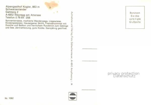 Weyregg Attersee Alpengasthof Kogler – Bild 2