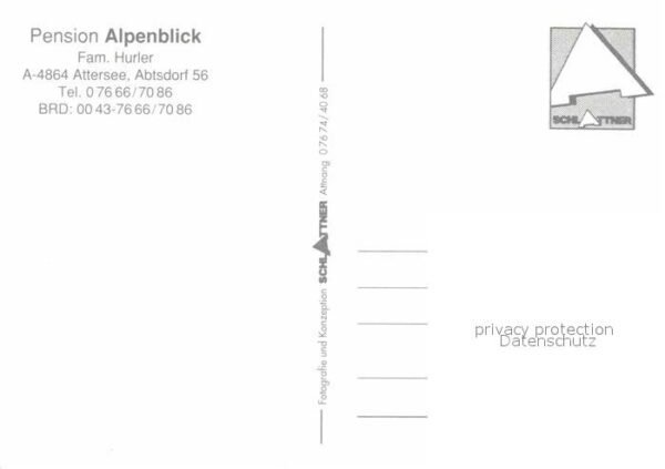 Attersee Fliegeraufnahme Pension Hurler Alpenbli – Bild 2