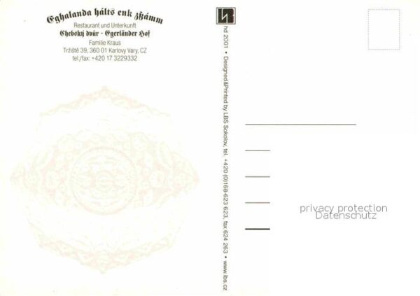 Karlovy Vary Egerländer Hof – Bild 2