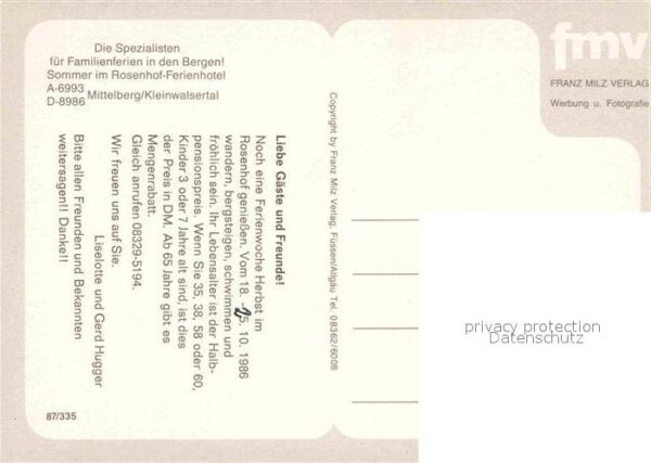 Mittelberg Kleinwalsertal Rosenhof Ferienhotel – Bild 2