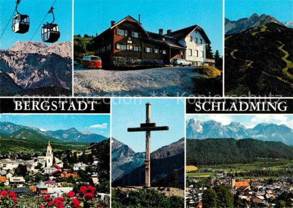 Schladming Obersteiermark Seilbahn Gipfelkreuz Panorama