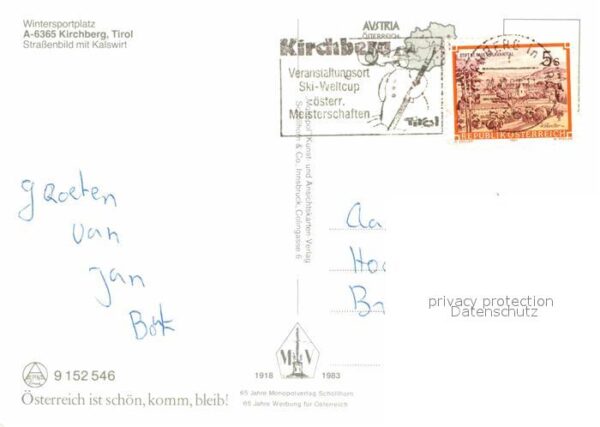 Kirchberg Tirol Teilansicht mit Kalswirt – Bild 2