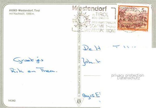 Westendorf Tirol Teilansicht Kirche – Bild 2