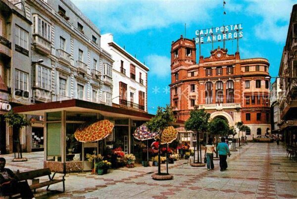 Cadiz Andalucia Blumenplatz