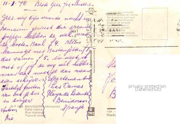 Benidorm Typische Strasse – Bild 2