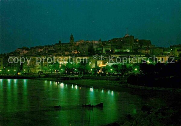 Vieste Foggia Nachtansicht