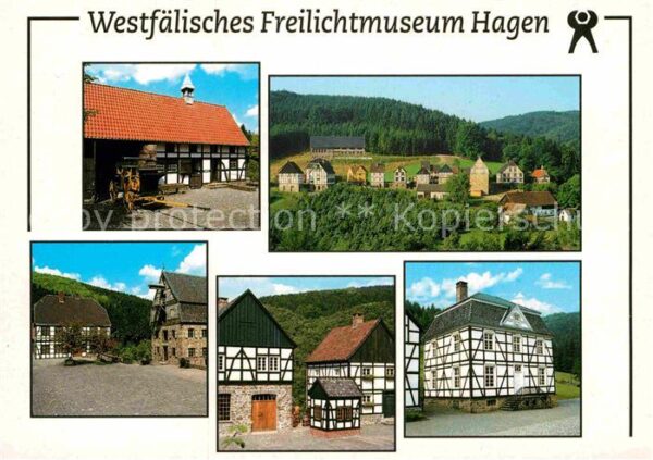 Hagen Westfalen Westfälisches Freilichtmuseum Teilansic
