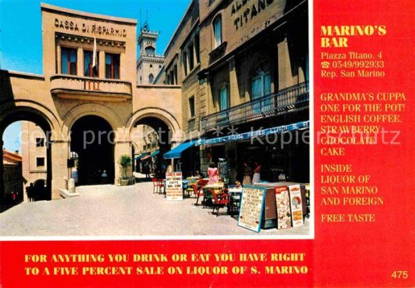 San Marino Repubblica Marino's Bar