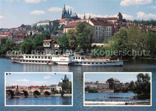 Praha Prahy Prague Schloss Burg Karlsbrücke Nationaltheate