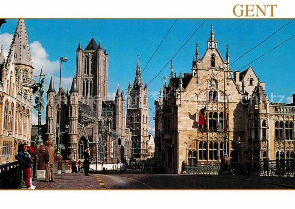 Gent Gand Flandre Sankt Nikolaikirche Belfried Dom Sankt