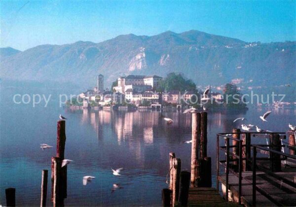 Isola San Giulio Gesamtansicht