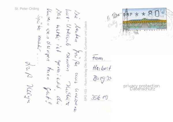 St Peter-Ording Leuchtturm Alter Haubarg Strand Leuchtt – Bild 2