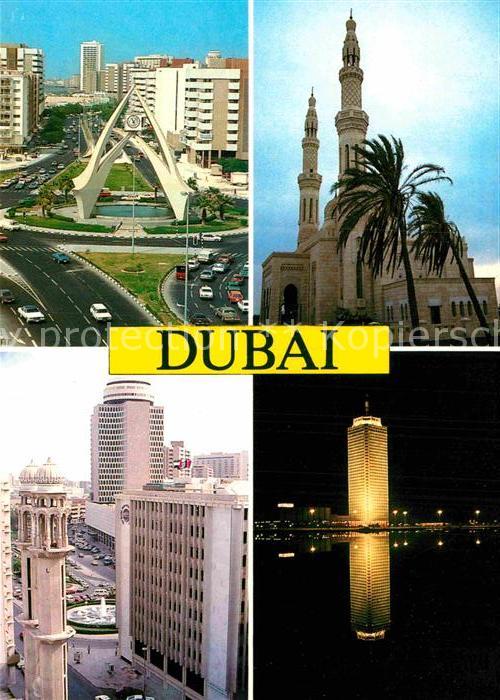Dubai Kreisverkehr Moschee Hotel
