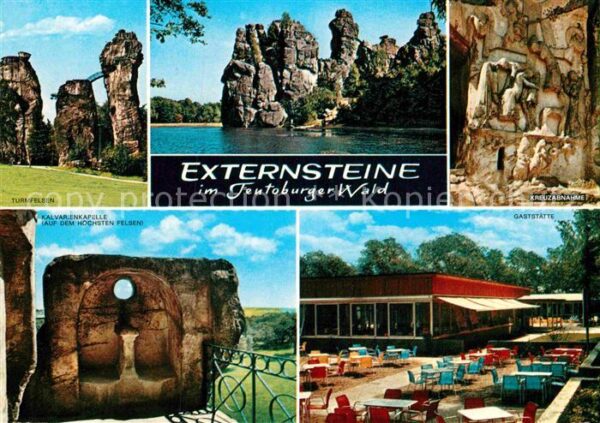 Teutoburgerwald Externsteine Turmfelsen Gaststätte Kreu