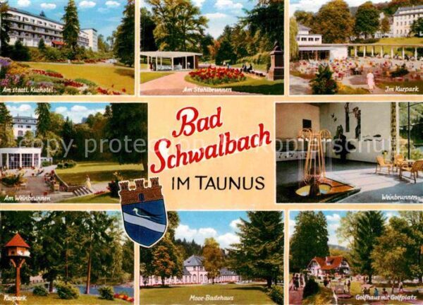 Bad Schwalbach Kurhotel Weinbrunnen Kurpark Badehaus G