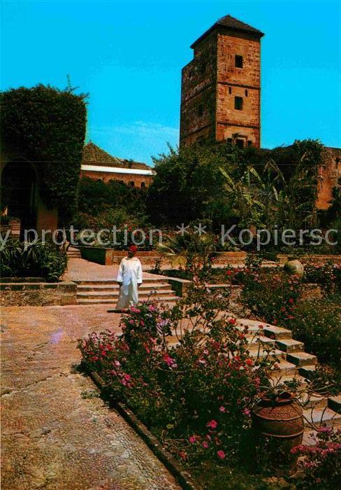 Rabat Marokko Garten Oudaias
