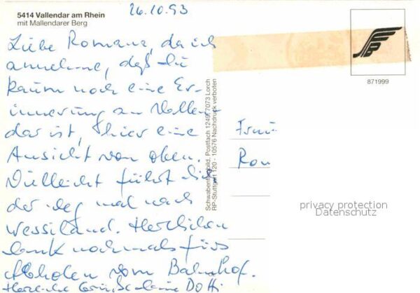 Vallendar Fliegeraufnahme Mallendarer Berg – Bild 2