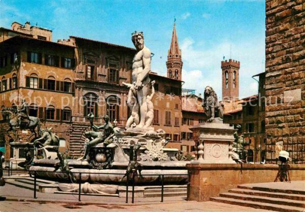 Firenze Florenz Platz der Herrschaft Quelle des Ammanna