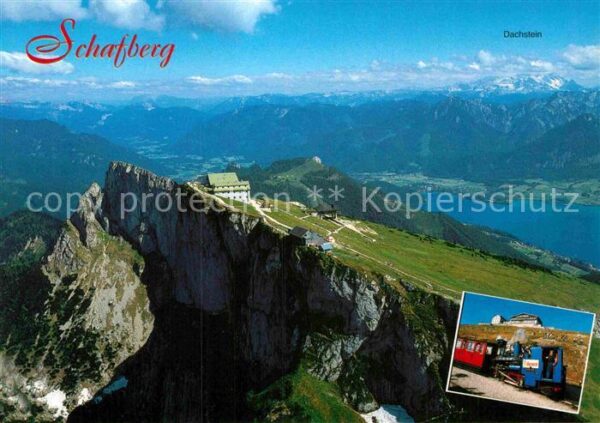 St Wolfgang Salzkammergut Fliegeraufnahme Scharfberg