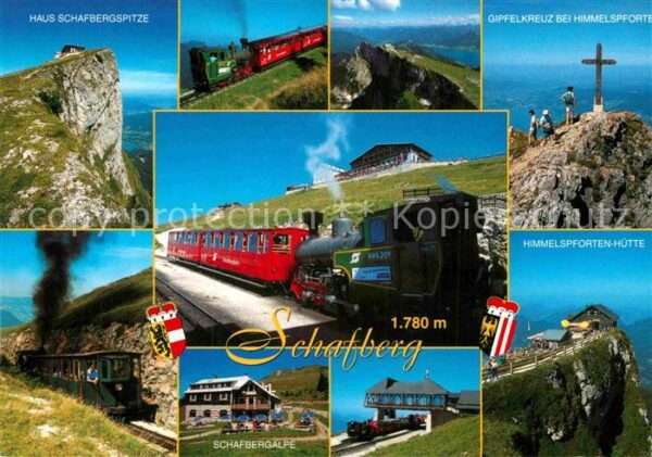 St Wolfgang Salzkammergut Scharfberg Zahnradbahn Alpe Himmelspfor