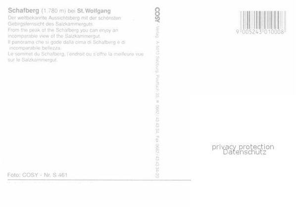 St Wolfgang Salzkammergut Scharfberg Zahnradbahn Alpe Himmelspfor – Bild 2