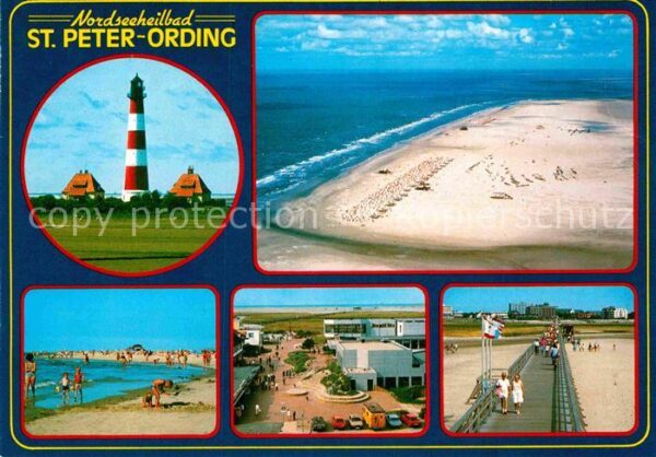 St Peter-Ording Fliegeraufnahme Strand Seebrücke